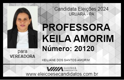 Candidato PROFESSORA KEILA AMORIM 2024 - URUARÁ - Eleições