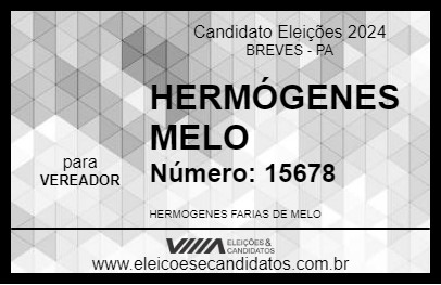 Candidato HERMÓGENES MELO 2024 - BREVES - Eleições