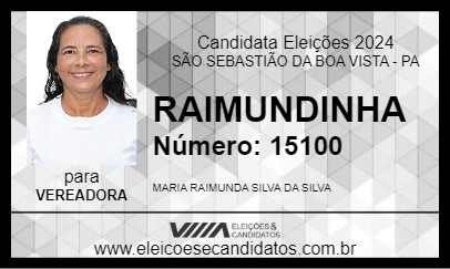 Candidato RAIMUNDINHA 2024 - SÃO SEBASTIÃO DA BOA VISTA - Eleições