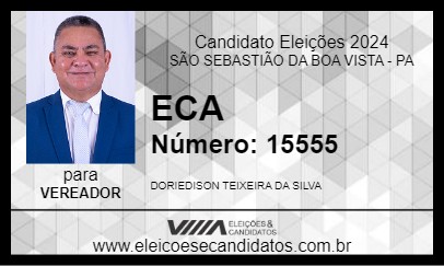 Candidato ECA 2024 - SÃO SEBASTIÃO DA BOA VISTA - Eleições