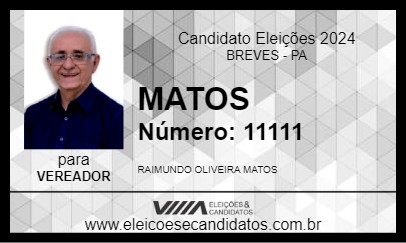 Candidato MATOS 2024 - BREVES - Eleições