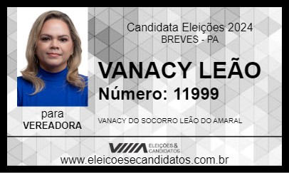 Candidato VANACY LEÃO 2024 - BREVES - Eleições