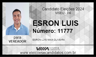 Candidato ESRON LUIS 2024 - VISEU - Eleições