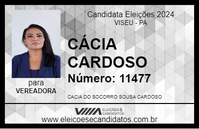 Candidato CÁCIA CARDOSO 2024 - VISEU - Eleições