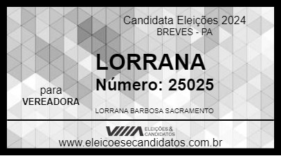 Candidato LORRANA 2024 - BREVES - Eleições