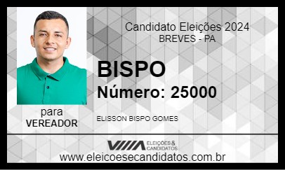 Candidato BISPO 2024 - BREVES - Eleições