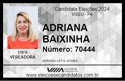 Candidato ADRIANA BAIXINHA 2024 - VISEU - Eleições