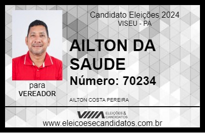 Candidato AILTON DA SAUDE 2024 - VISEU - Eleições