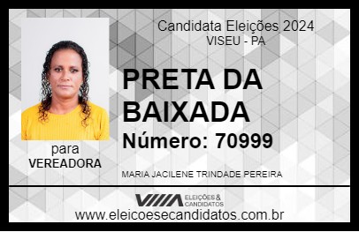 Candidato PRETA DA BAIXADA 2024 - VISEU - Eleições