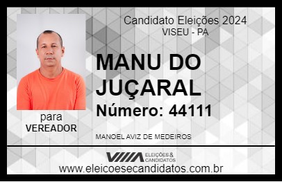 Candidato MANU DO JUÇARAL 2024 - VISEU - Eleições