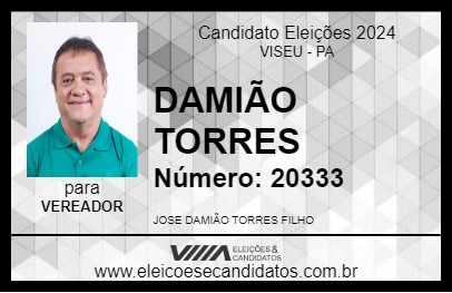 Candidato DAMIÃO TORRES 2024 - VISEU - Eleições