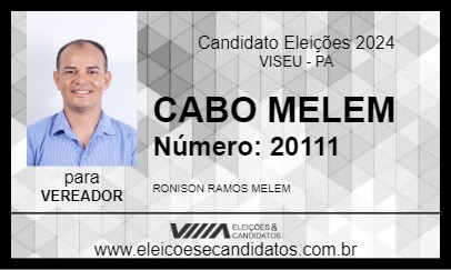 Candidato CABO MELEM 2024 - VISEU - Eleições