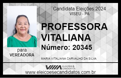 Candidato PROFESSORA VITALIANA 2024 - VISEU - Eleições