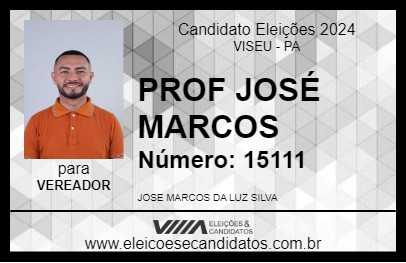 Candidato PROF JOSÉ MARCOS 2024 - VISEU - Eleições