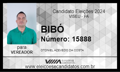 Candidato BIBÓ 2024 - VISEU - Eleições