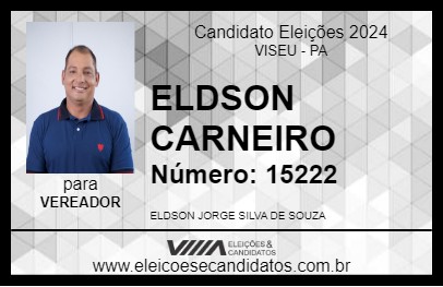 Candidato ELDSON CARNEIRO 2024 - VISEU - Eleições