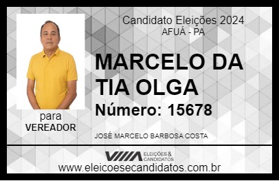 Candidato MARCELO DA TIA OLGA 2024 - AFUÁ - Eleições