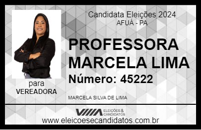 Candidato PROFESSORA MARCELA LIMA 2024 - AFUÁ - Eleições