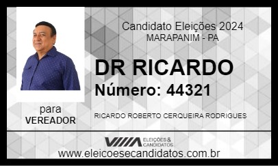 Candidato DR RICARDO 2024 - MARAPANIM - Eleições