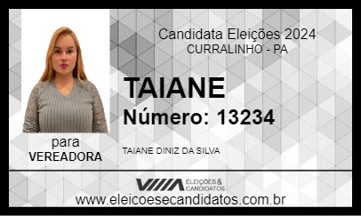 Candidato TAIANE 2024 - CURRALINHO - Eleições