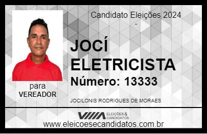 Candidato JOCÍ ELETRICISTA 2024 - CURRALINHO - Eleições