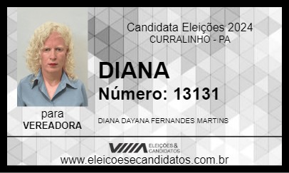 Candidato DIANA 2024 - CURRALINHO - Eleições