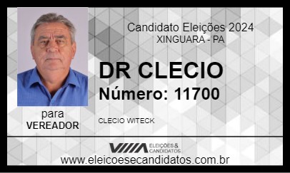 Candidato DR CLECIO 2024 - XINGUARA - Eleições