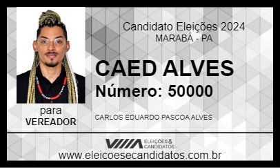 Candidato CAED ALVES 2024 - MARABÁ - Eleições