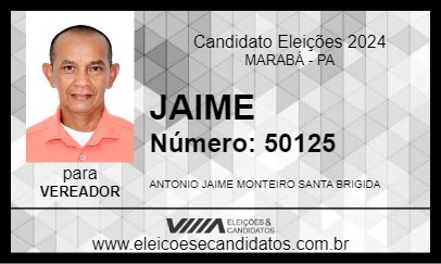 Candidato JAIME 2024 - MARABÁ - Eleições