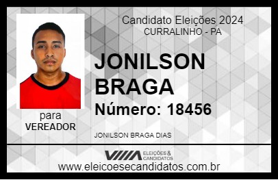 Candidato JONILSON BRAGA 2024 - CURRALINHO - Eleições