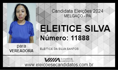 Candidato ELEITICE SILVA 2024 - MELGAÇO - Eleições