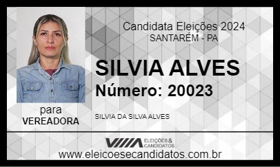 Candidato SILVIA ALVES 2024 - SANTARÉM - Eleições