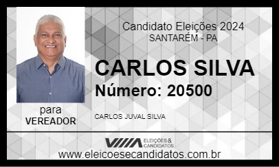 Candidato CARLOS SILVA 2024 - SANTARÉM - Eleições