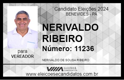 Candidato NERIVALDO RIBEIRO 2024 - BENEVIDES - Eleições