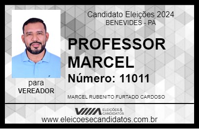 Candidato PROFESSOR MARCEL 2024 - BENEVIDES - Eleições