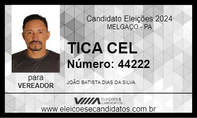 Candidato TICA CEL 2024 - MELGAÇO - Eleições