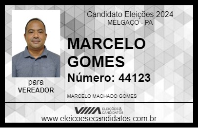 Candidato MARCELO GOMES 2024 - MELGAÇO - Eleições