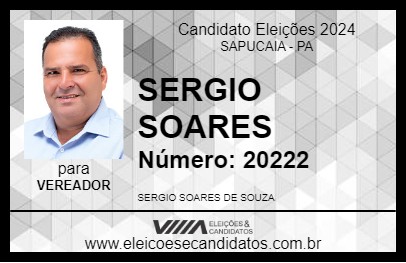 Candidato SERGIO SOARES 2024 - SAPUCAIA - Eleições