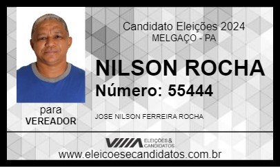 Candidato NILSON ROCHA 2024 - MELGAÇO - Eleições