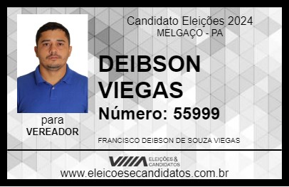 Candidato DEIBSON VIEGAS 2024 - MELGAÇO - Eleições