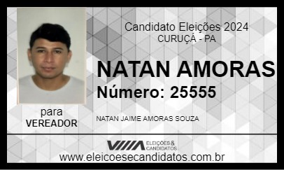 Candidato NATAN AMORAS 2024 - CURUÇÁ - Eleições