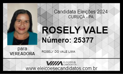 Candidato ROSELY VALE 2024 - CURUÇÁ - Eleições