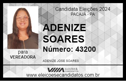 Candidato ADENIZE SOARES 2024 - PACAJÁ - Eleições