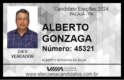 Candidato ALBERTO GONZAGA 2024 - PACAJÁ - Eleições