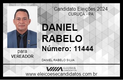 Candidato DANIEL RABELO 2024 - CURUÇÁ - Eleições