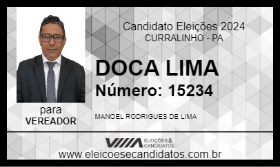 Candidato DOCA LIMA 2024 - CURRALINHO - Eleições