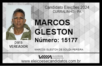 Candidato MARCOS GLESTON 2024 - CURRALINHO - Eleições