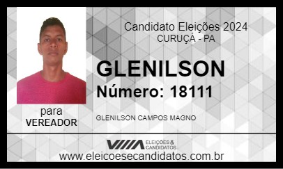 Candidato GLENILSON 2024 - CURUÇÁ - Eleições