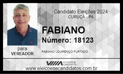 Candidato FABIANO 2024 - CURUÇÁ - Eleições