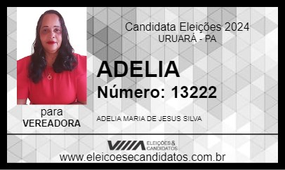 Candidato ADELIA 2024 - URUARÁ - Eleições